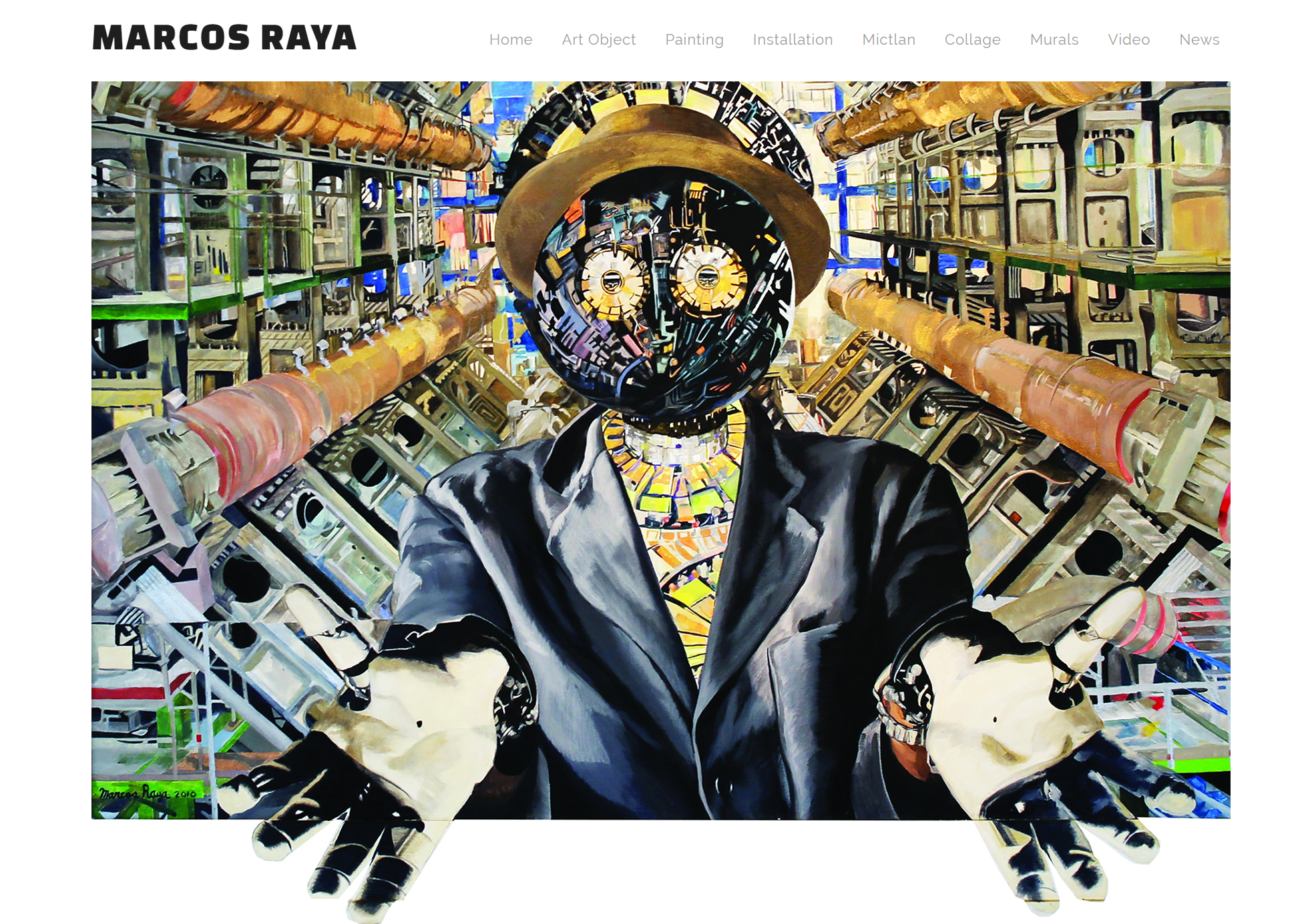 Marcos Raya Website